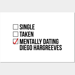 MENTALLY DATING DIEGO HARGREEVES Posters and Art